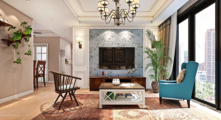 美式風格家居圖片