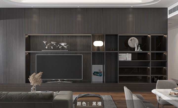 格柵電視護(hù)墻板圖片